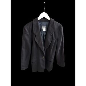 Vintage Giorgio 90's Armani Le Collezioni Women's Blazer Cashmere Jacket Sz 40